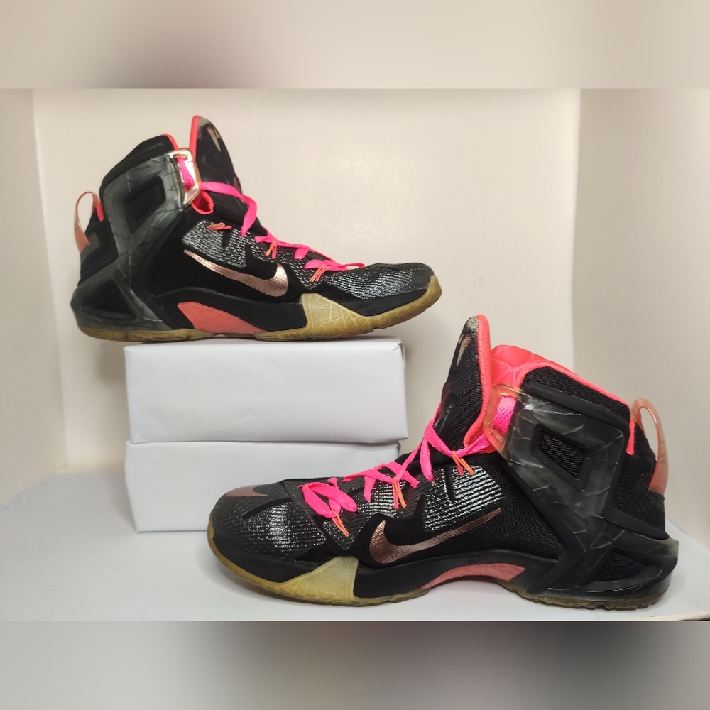 Size 11.5 - Nike LeBron 12 Elite Rose Gold 2015